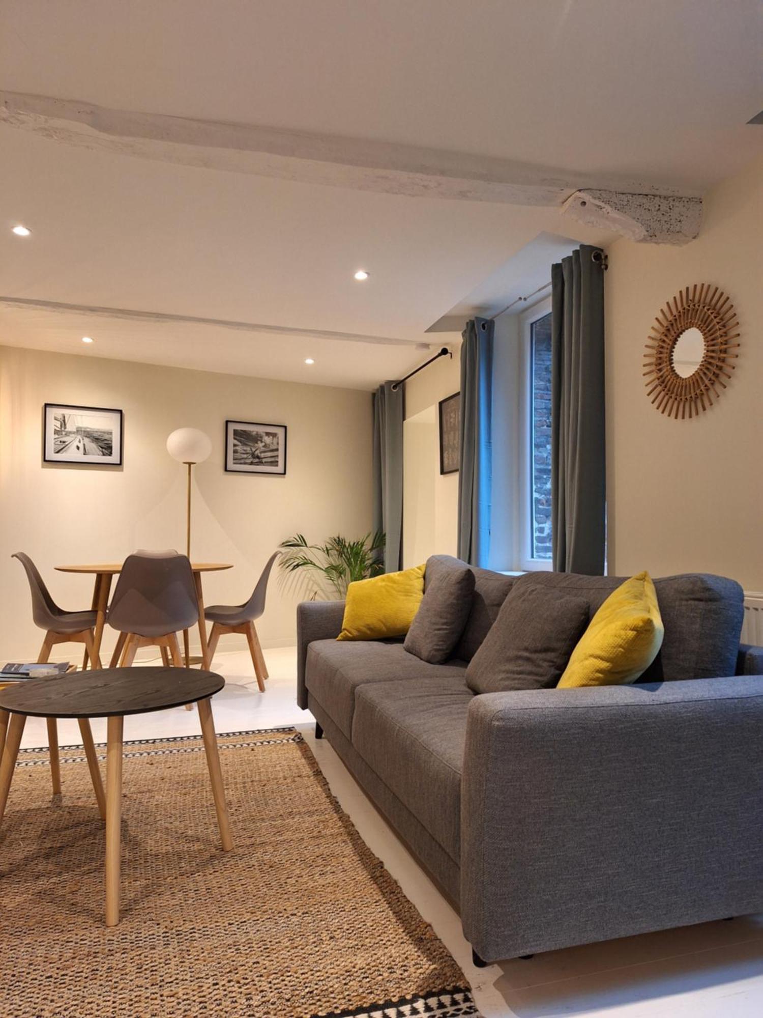 Tres Bel Appartement Au Pied Du Port L'Albatre แซ็ง-วาเลรี-อ็อง-คู ภายนอก รูปภาพ